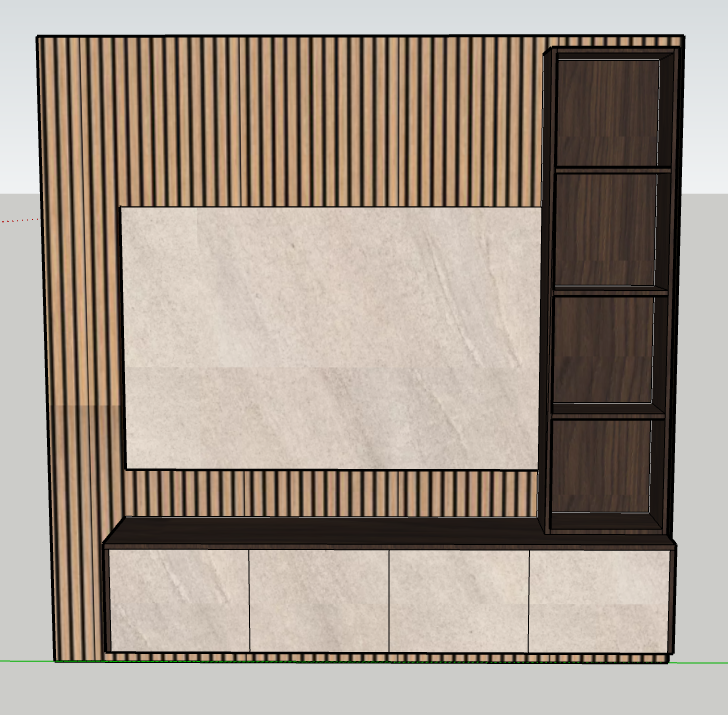 Media wall package 2 (2.4m)