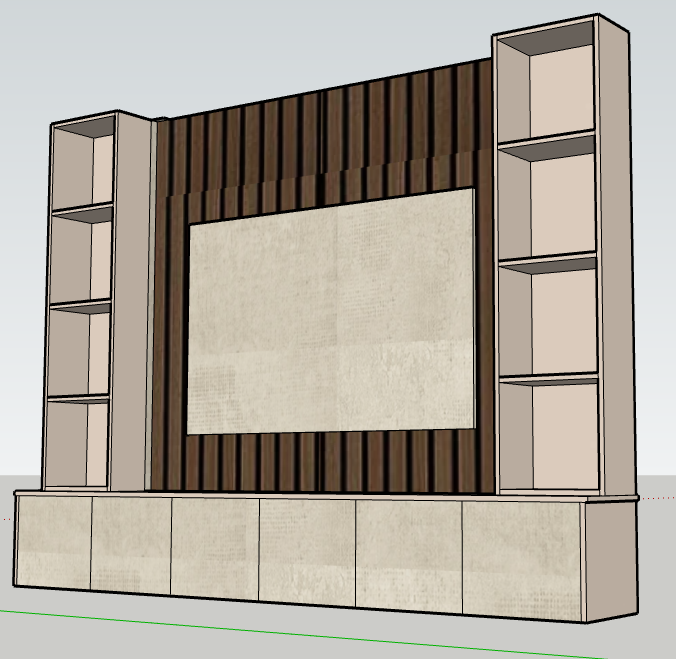 Media wall package 3 (3m)