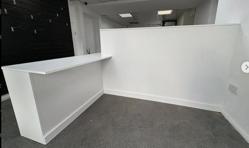 Reception Desk With Customer Seating Area