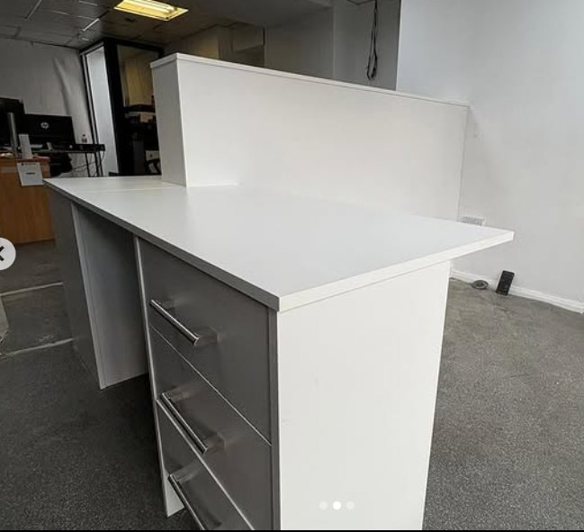 Reception Desk With Customer Seating Area