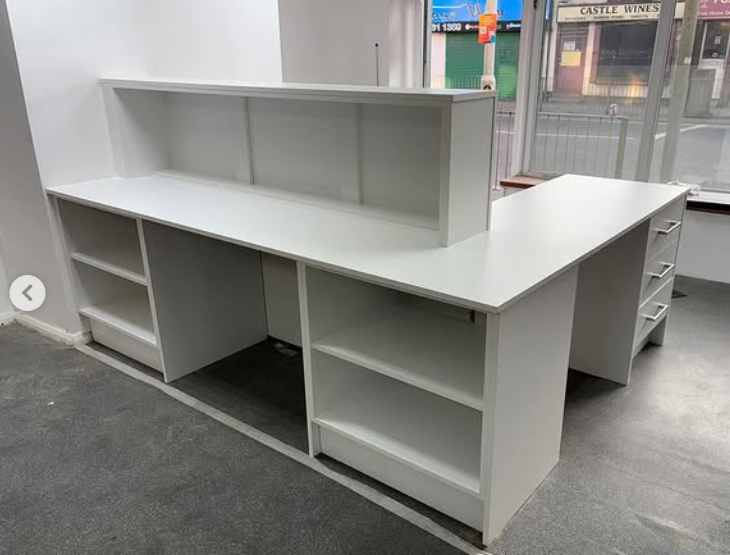 Reception Desk With Customer Seating Area