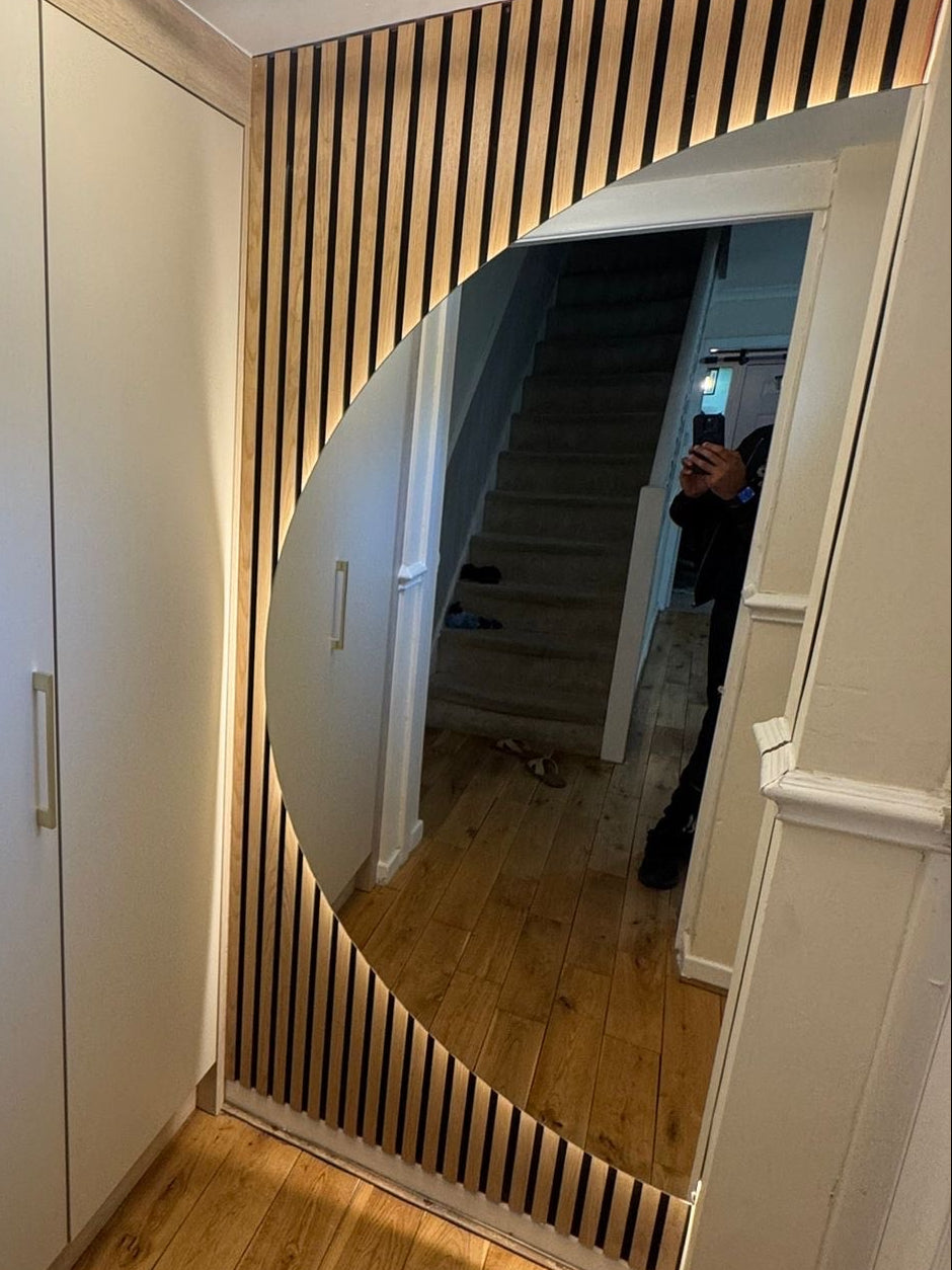 Hallway design (acoustic panels)