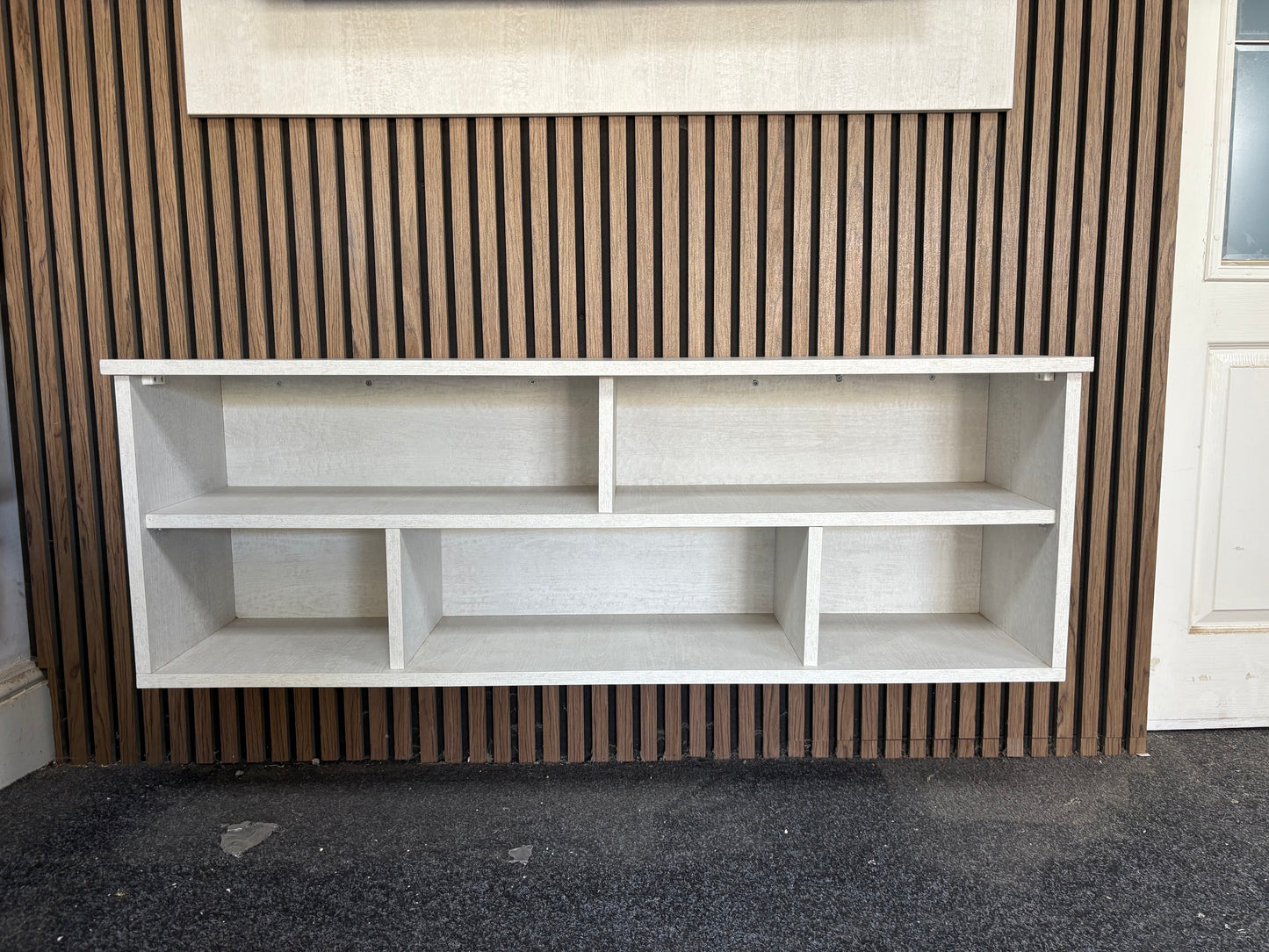 Media wall open units (no doors)