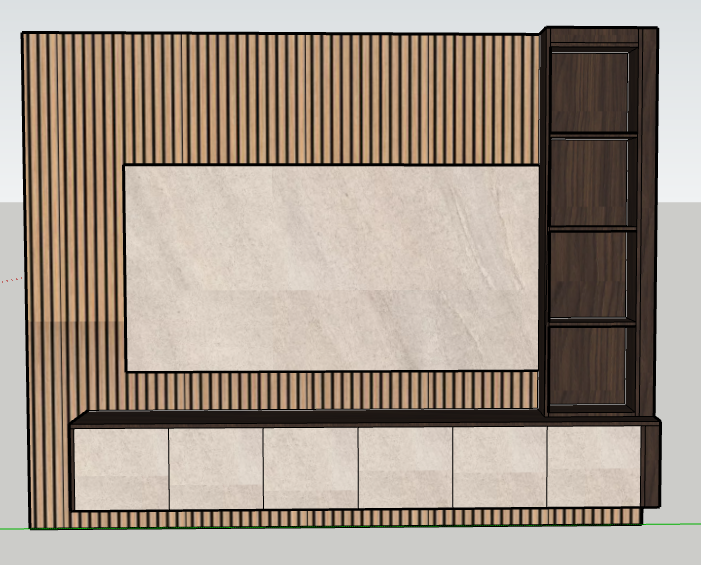 Media wall package 2 (3m)