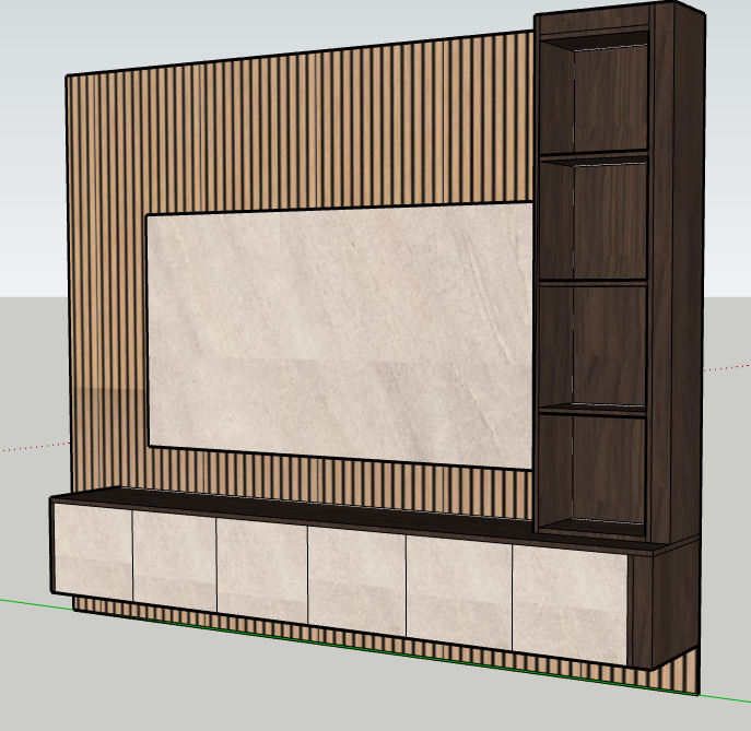 Media wall package 2 (3m)