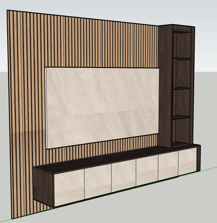 Media wall package 2 (3m)