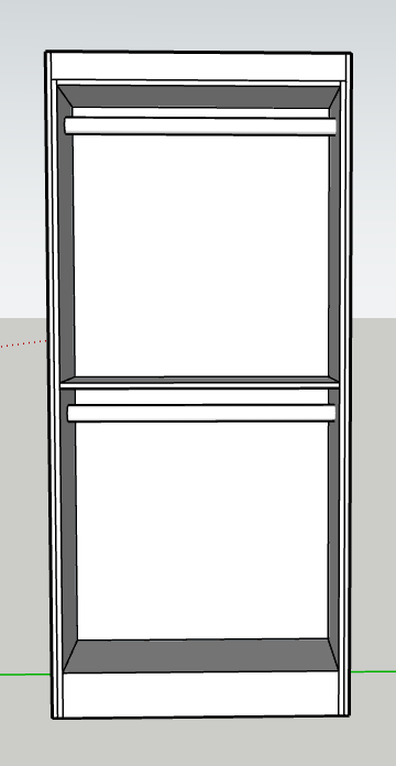 Fitted wardrobes Upto 1m Width